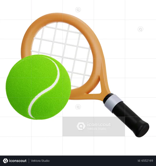 Tennis d icon download in png obj or blend format