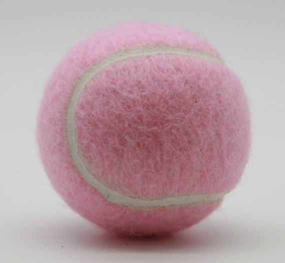 Personalised pastel coloured tennis balls