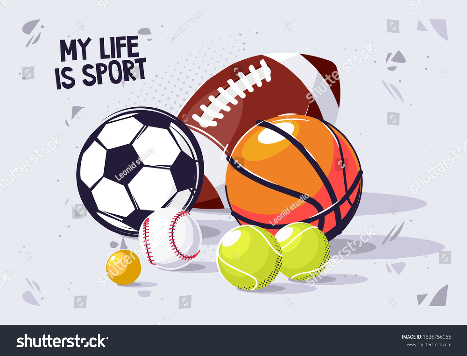 Basket football tennis ball royalty