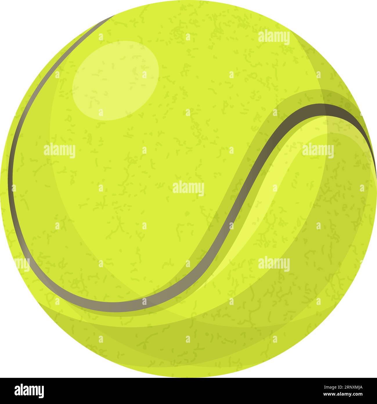 Cartoon tennis ball hi