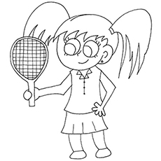Top free printable tennis coloring pages online