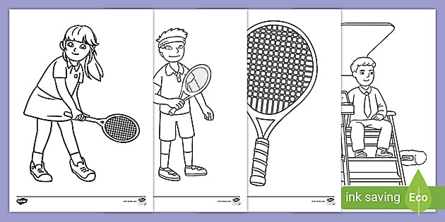 Tennis louring wimbledon teacher made
