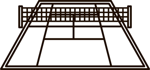 Tennis court coloring page free printable coloring pages