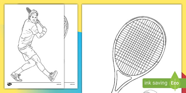 The olympics tennis coloring sheets teacher