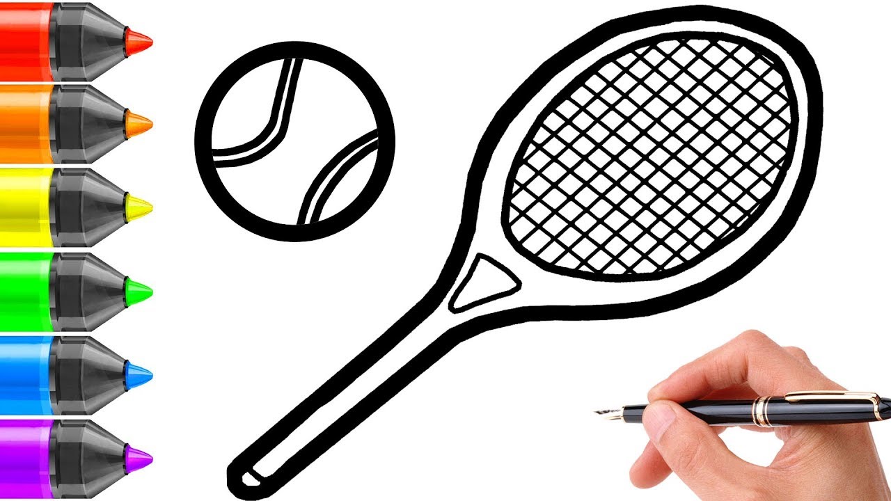 Top free printable tennis coloring pages online