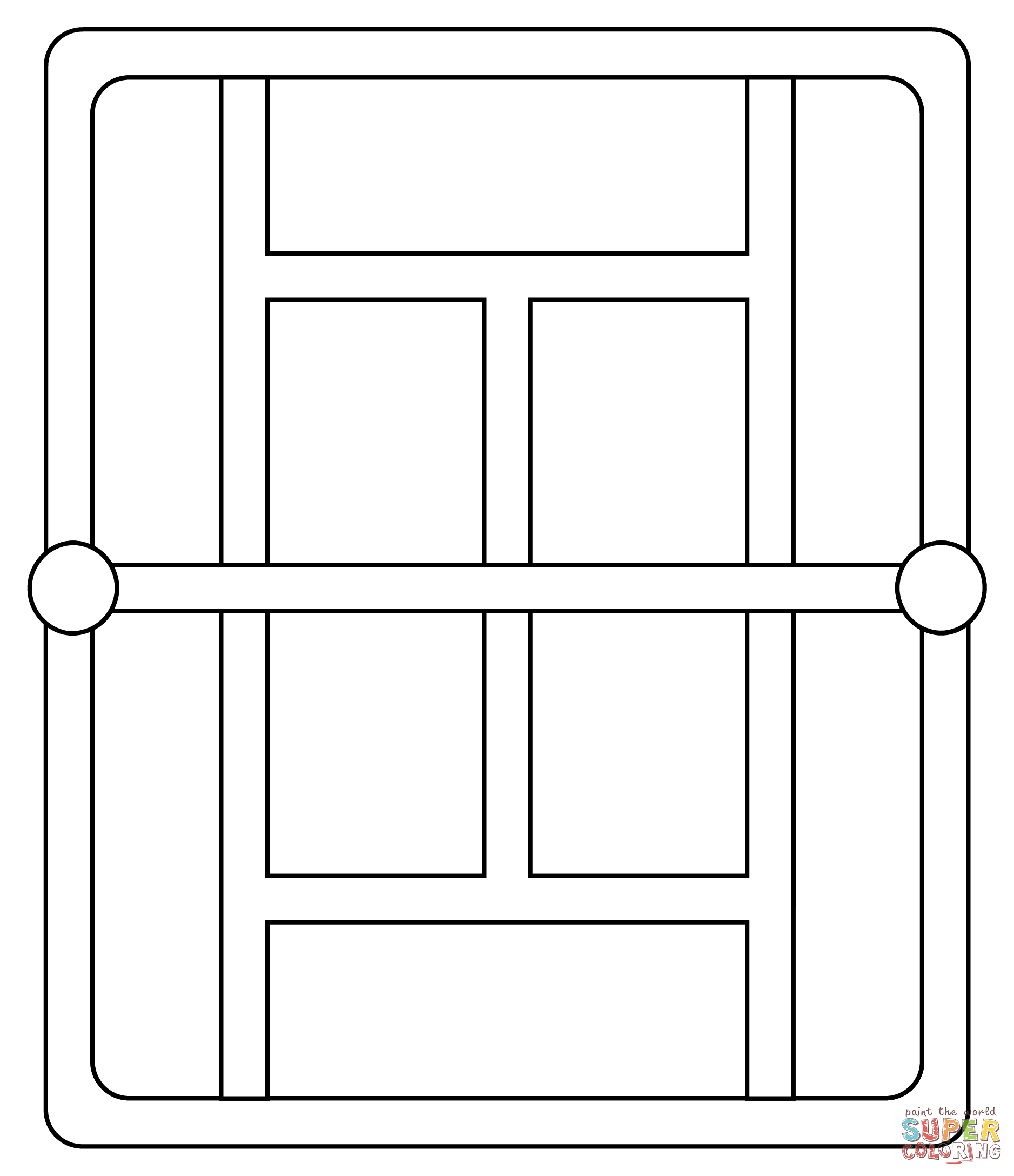 Tennis court coloring page free printable coloring pages
