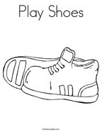 Shoe coloring pages