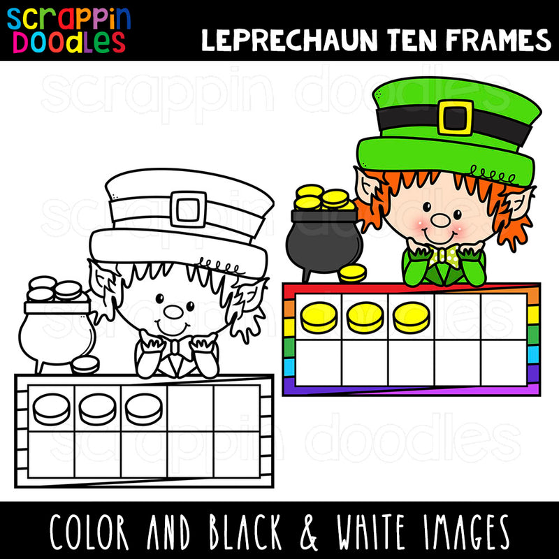 Leprechaun math clip art bundle â scrappin doodles