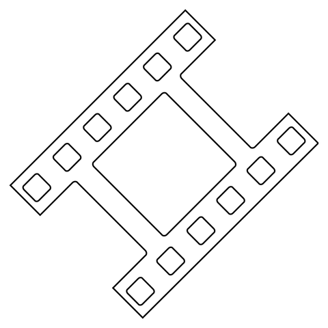 Film frames coloring page free printable coloring pages