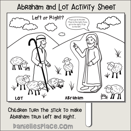 Abraham and lot bible crafts for sunday school