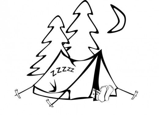 Camping coloring pages and sheets for adults and kids camping coloring pages camping clipart coloring pages