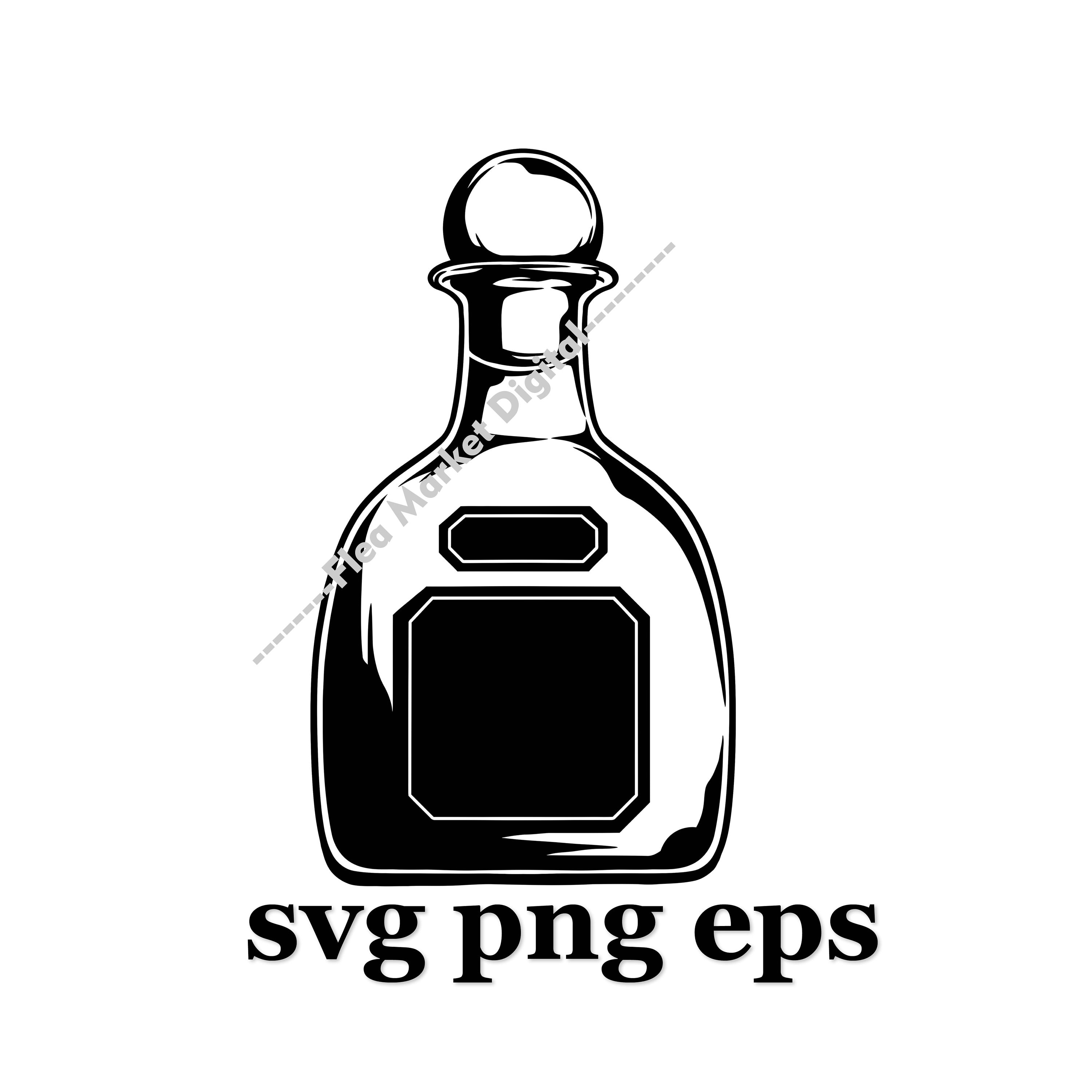 Tequila bottle svg