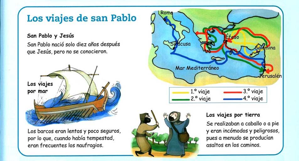 San pablo actividades sobre los viajes historia de san pablo san pablo apostol san pablo