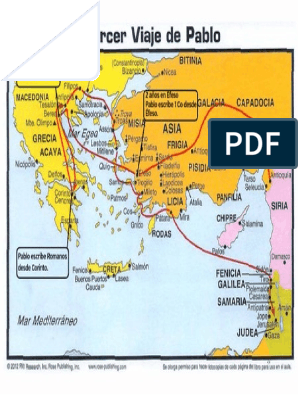 Mapa del tercer viaje misionero de pablo pdf