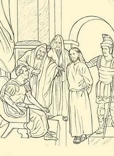Via crucis colorear
