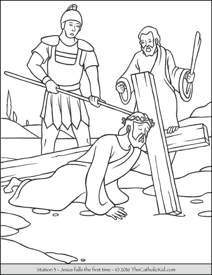 Wonderful picture of jesus on the cross coloring pages