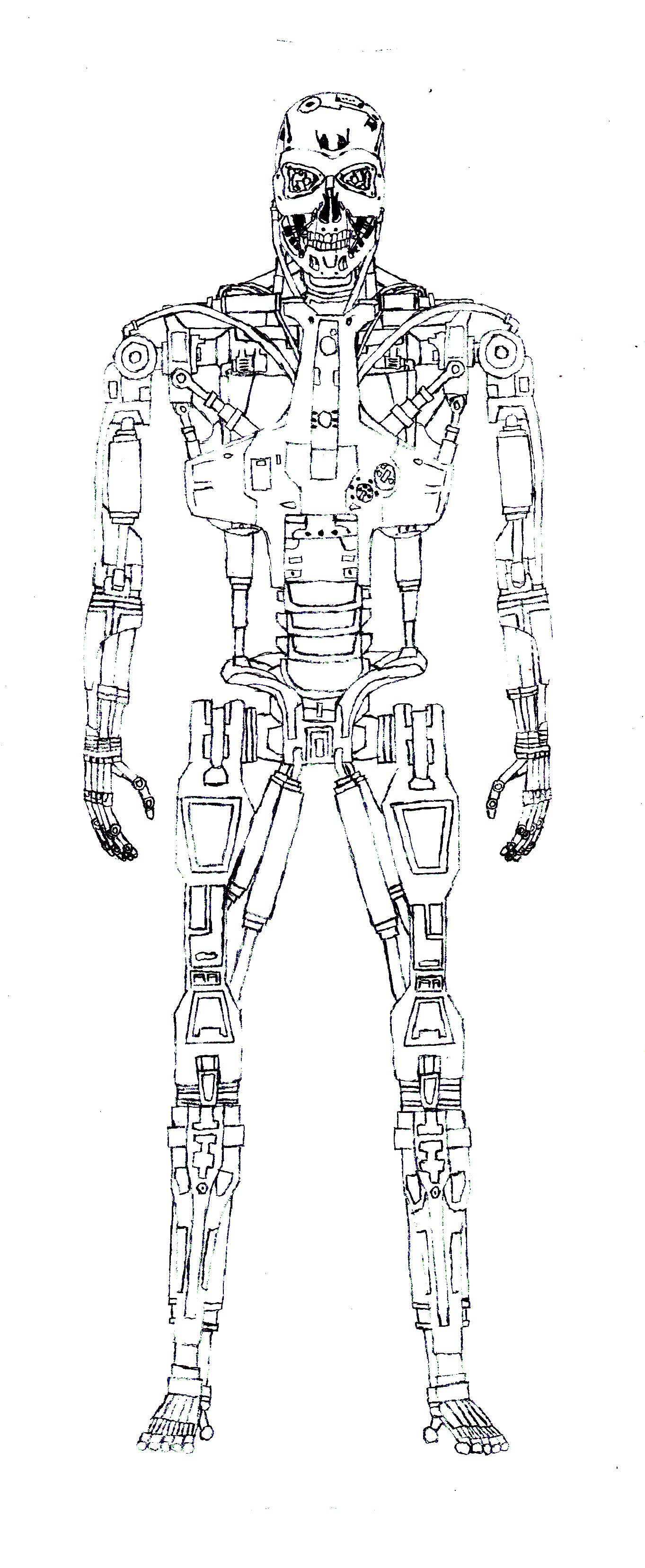 Terminator coloring pages to download and print for free