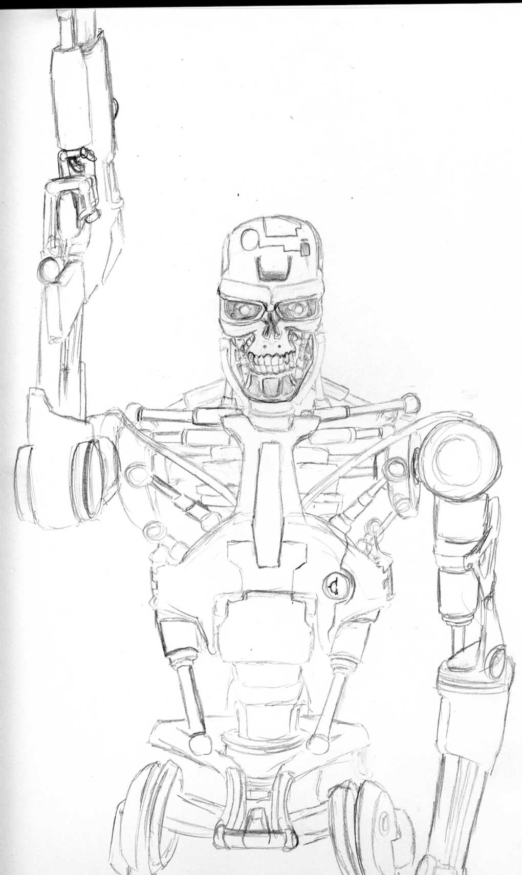 Terminator endoskeleton by daiyosesshomaru