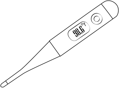 Thermometer coloring page free printable coloring pages