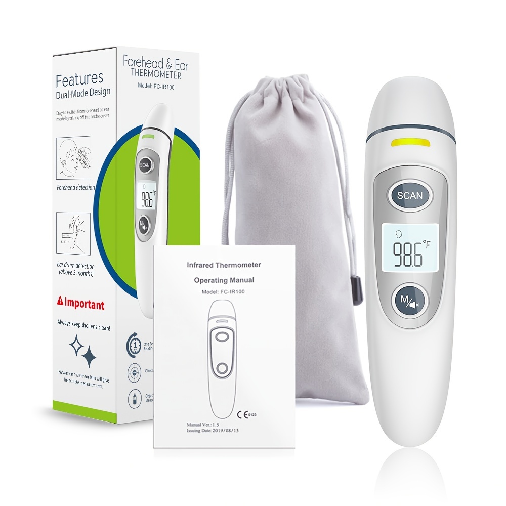 Drila in infrared ear thermometer forehead non
