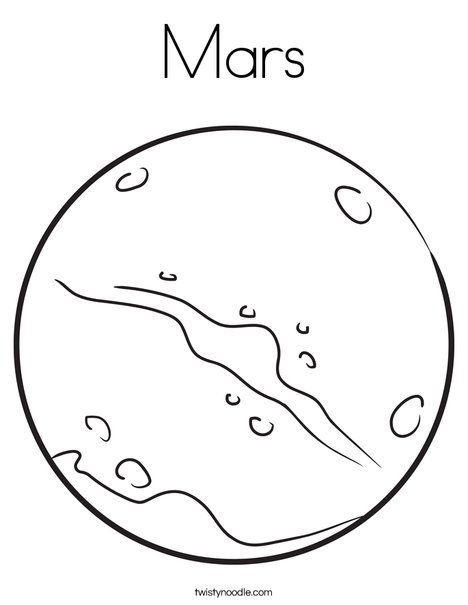 Mars coloring page planet coloring pages space coloring pages coloring pages