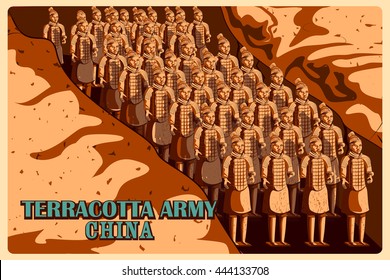 Terracotta army over royalty