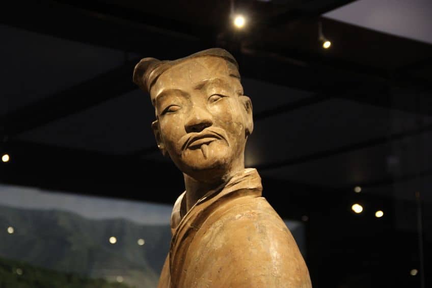 Terracotta warriors from the mausoleum of the first qin emperor