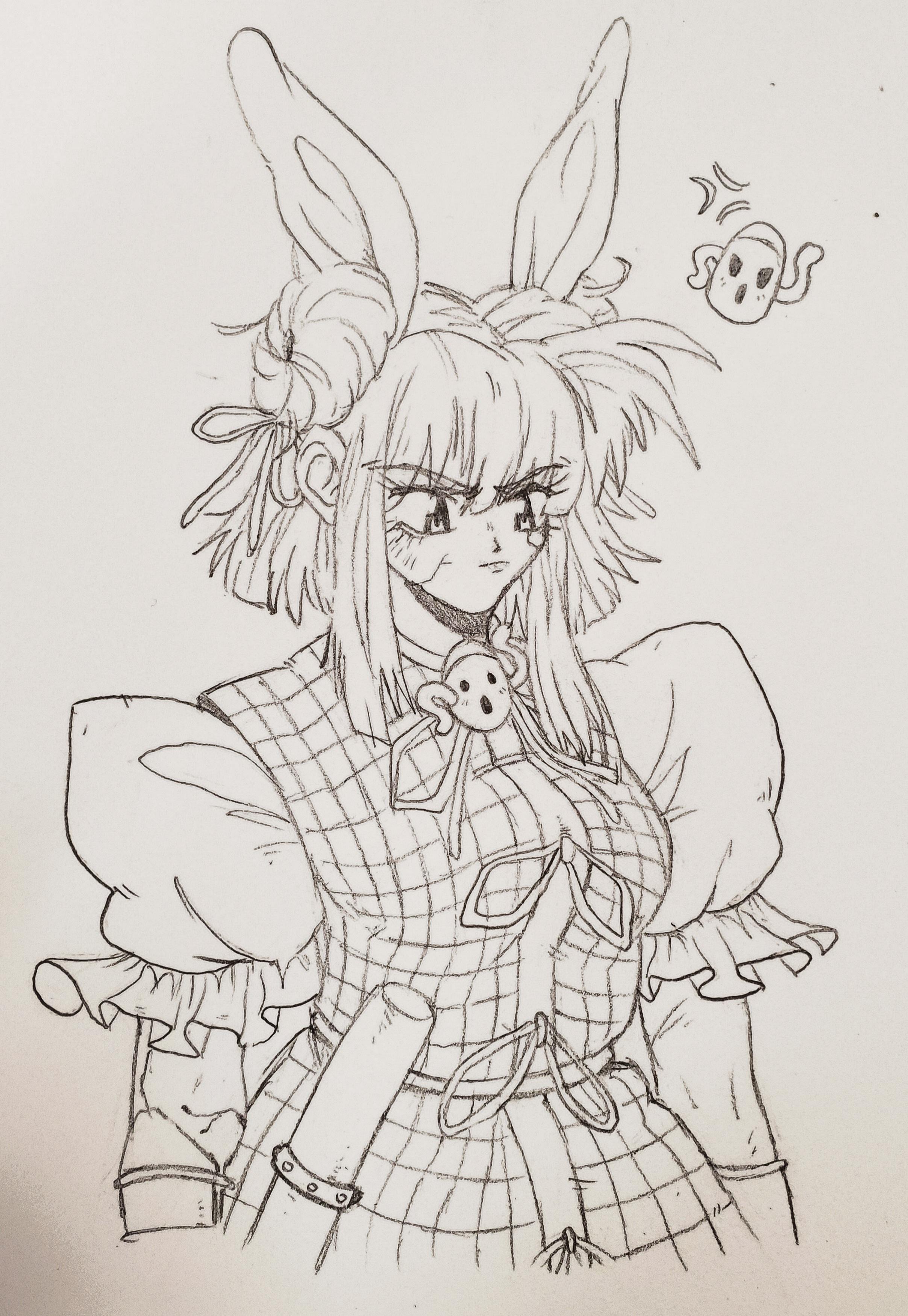 Another sketch this time its moe terracotta warrior c rtouhou