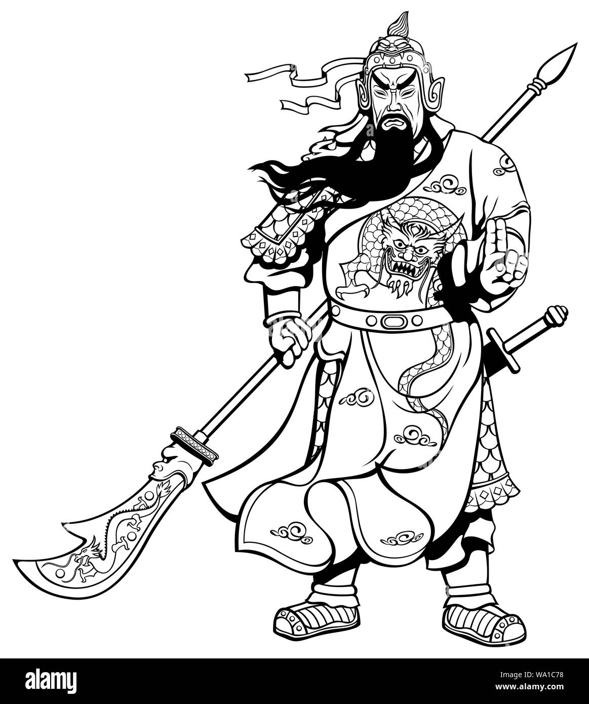 Chinese warrior hi