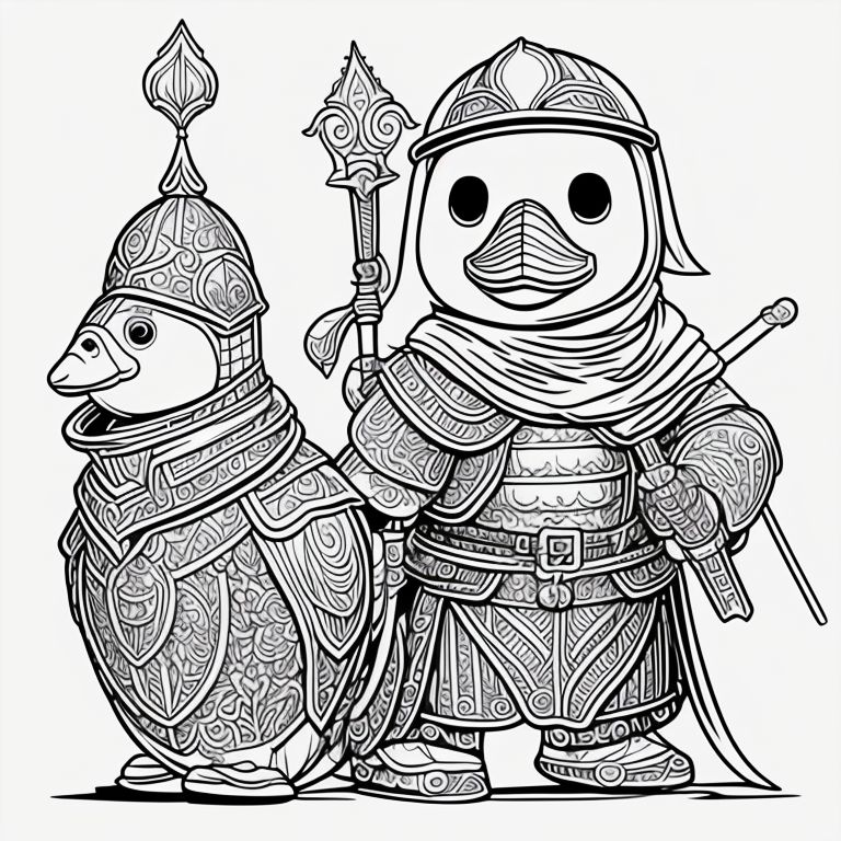 Mshare adorable rubber duck medieval knight