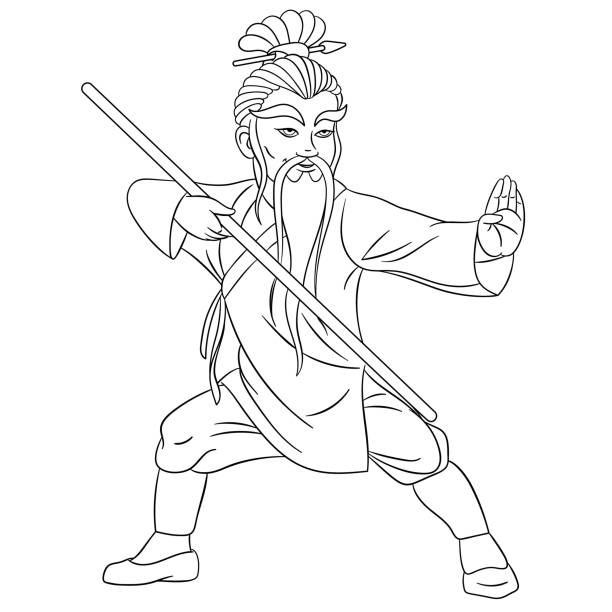 Chinese warrior stock photos pictures royalty