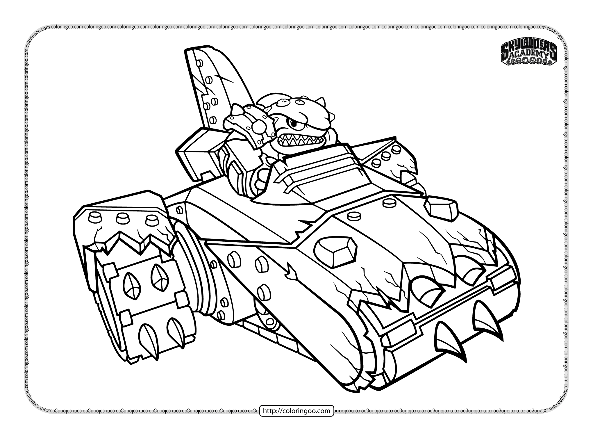 Skylanders coloring pages