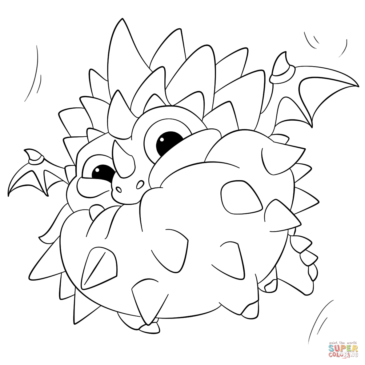 Skylanders swap force pop thorn coloring page free printable coloring pages
