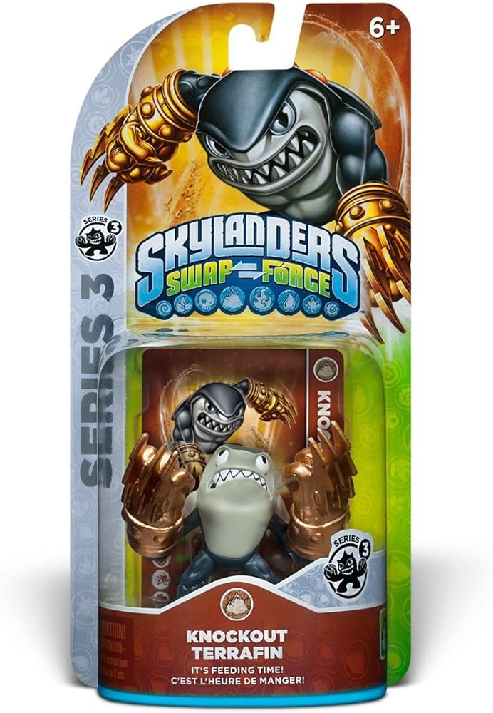 Skylanders swap force knockout terrafin series character video games