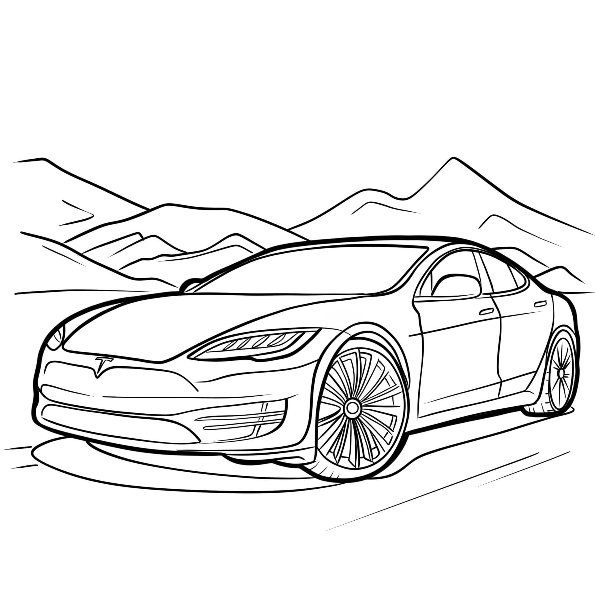 Tesla coloring page rfreecoloringforkids