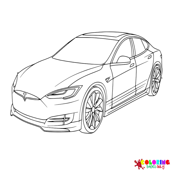 Tesla coloring pages