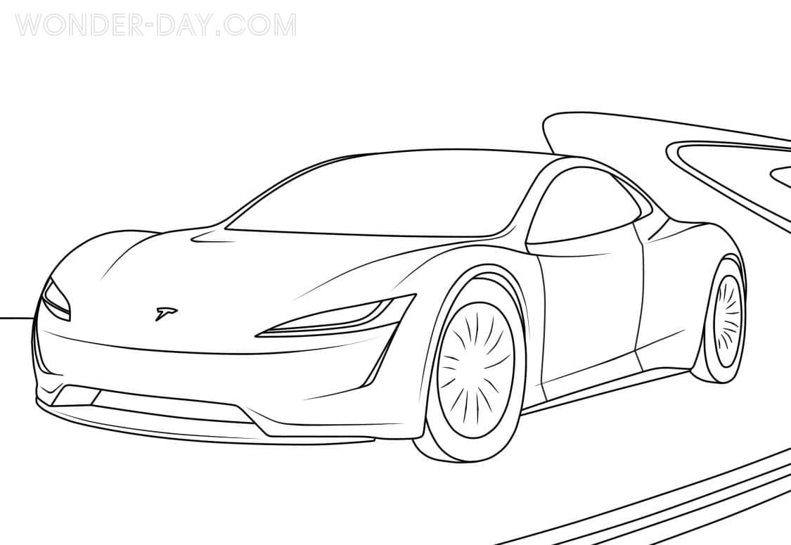 Tesla coloring pages coloring pages for kids