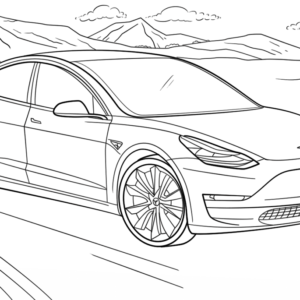 Tesla coloring pages printable for free download