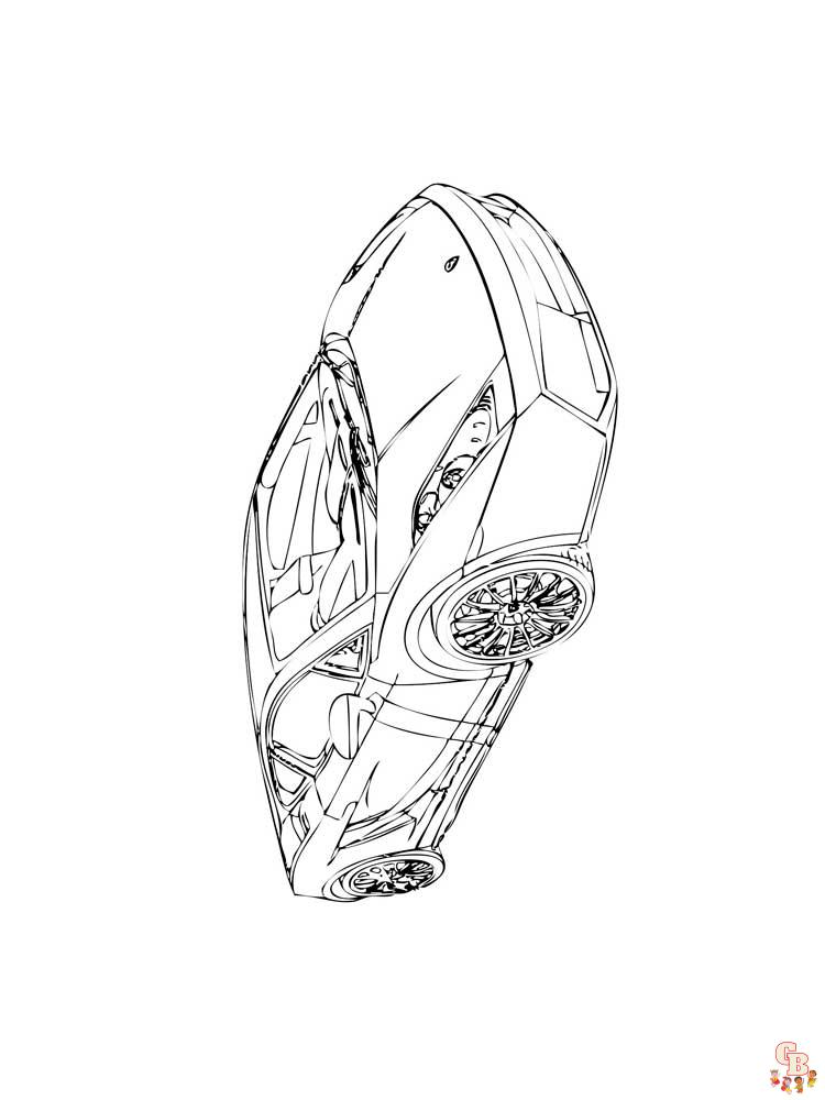 Free printable sports car coloring pages for kids