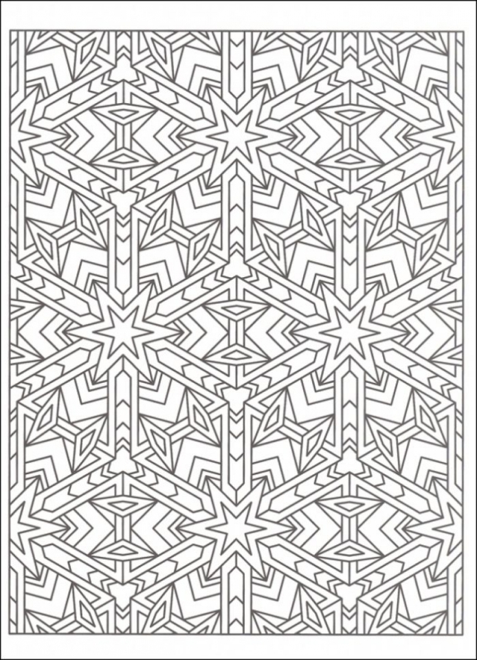 Free printable tessellation coloring pages