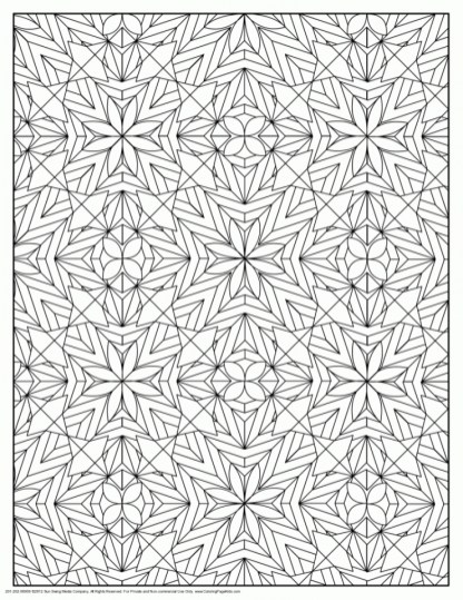 Free printable tessellation coloring pages