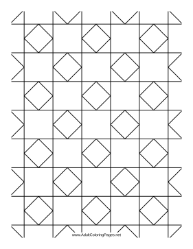 Tiles adult coloring page