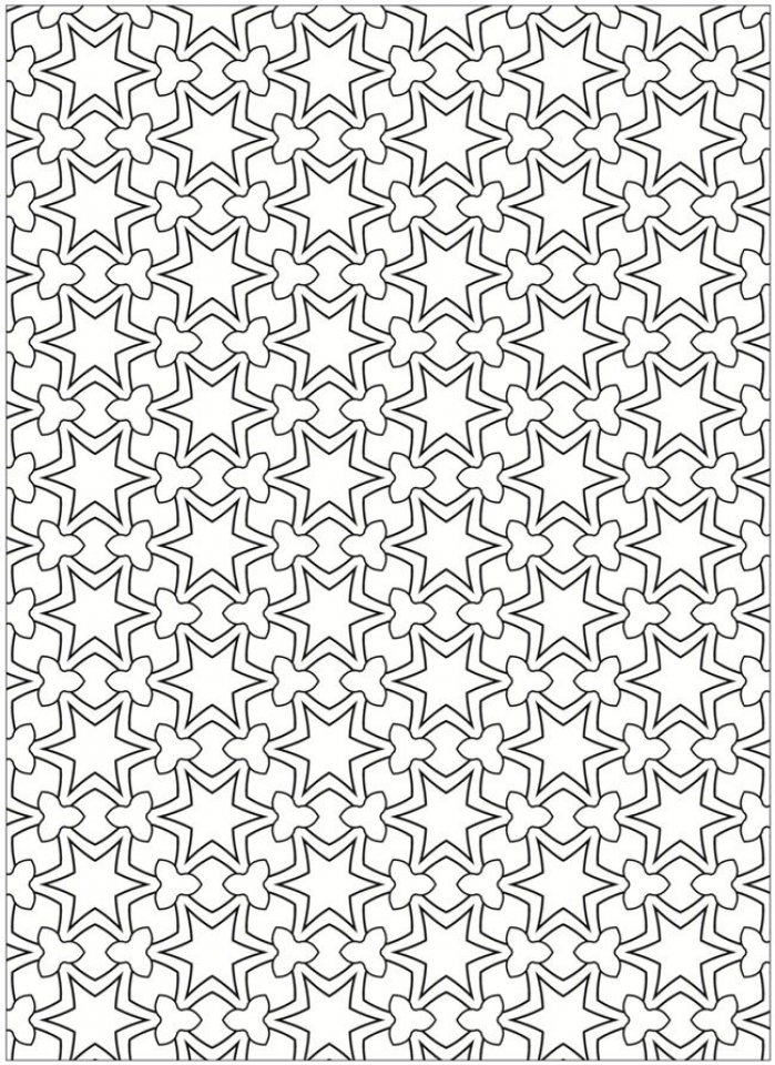 Get this free tessellation coloring pages adult printable