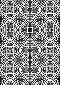 Tessellations mindfulness coloring pages