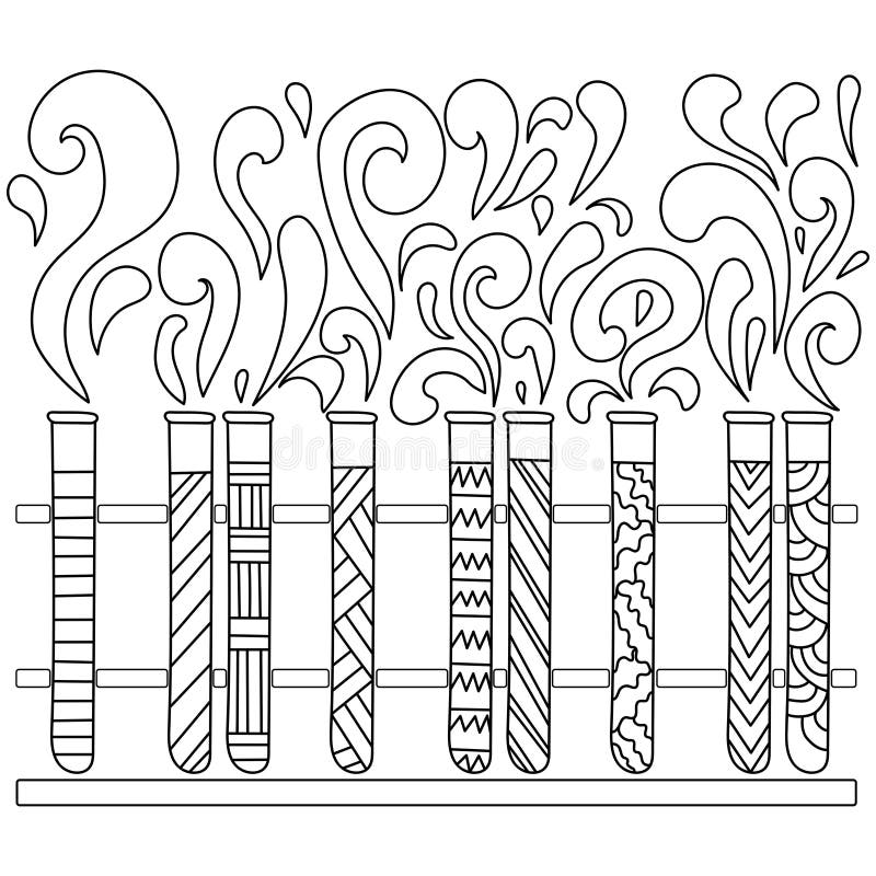 Laboratory coloring page stock illustrations â laboratory coloring page stock illustrations vectors clipart