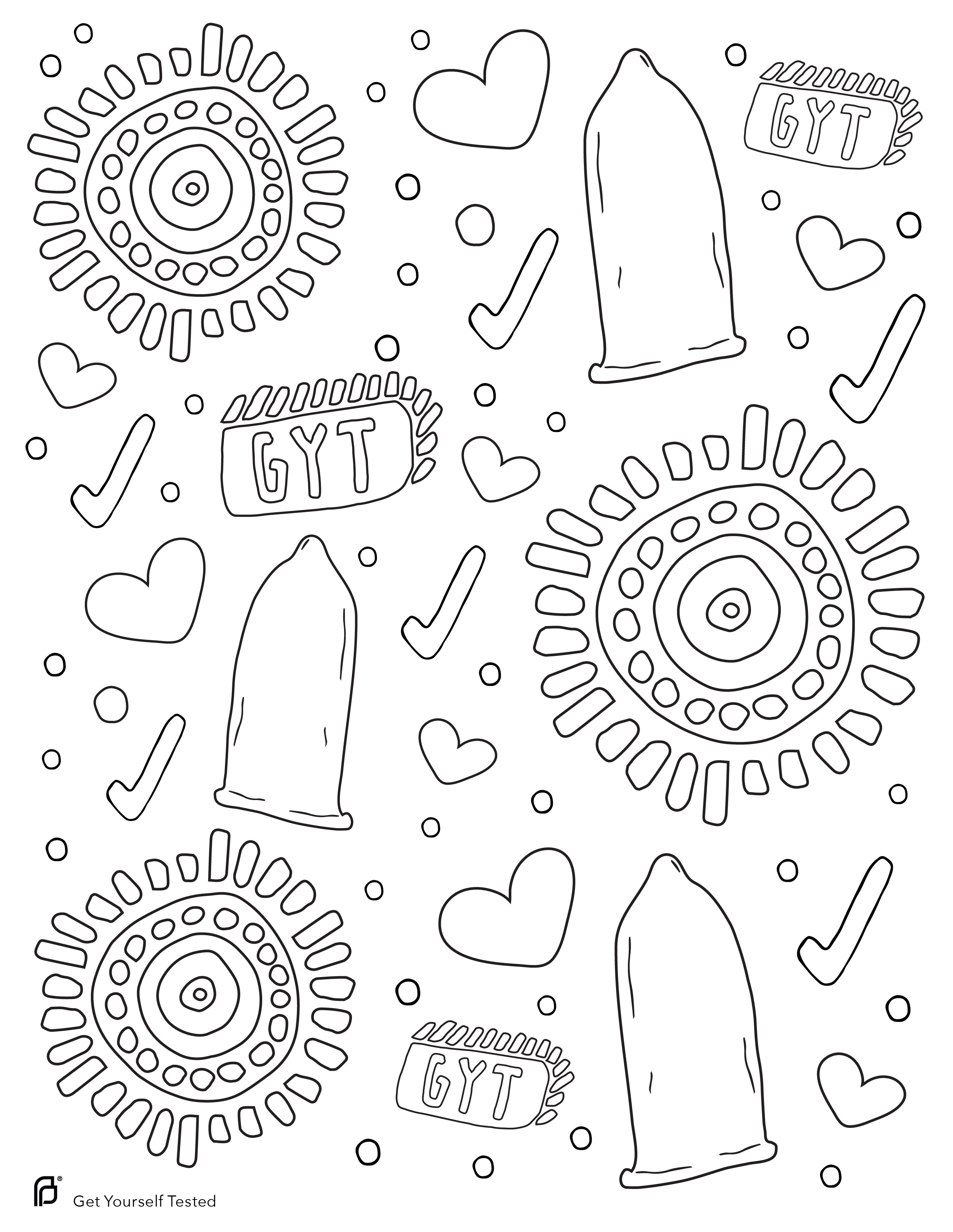 Planned parenthood on x in honor of nationalcoloringbookday here are some awesome std testing
