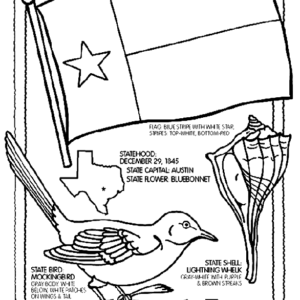 Texas coloring pages printable for free download