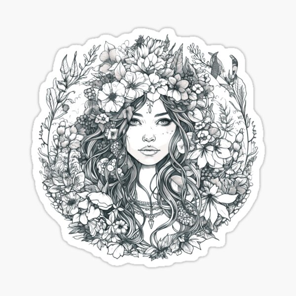 Flowers texas coloring page black and white texas floral shirt texas state flower bluebonnet sticker for sale by anna grunduls