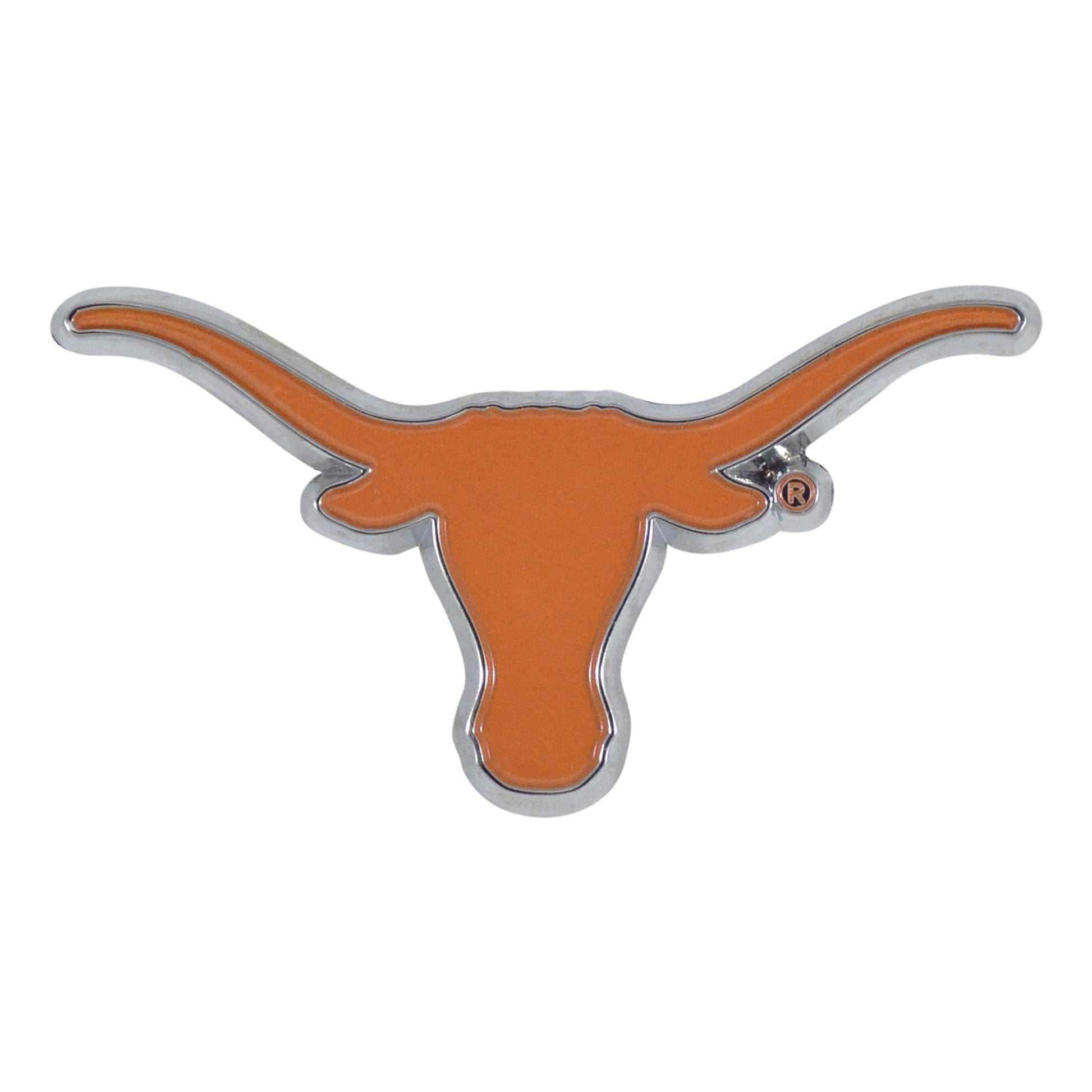 Texas longhorns solid metal color emblem â patch collection