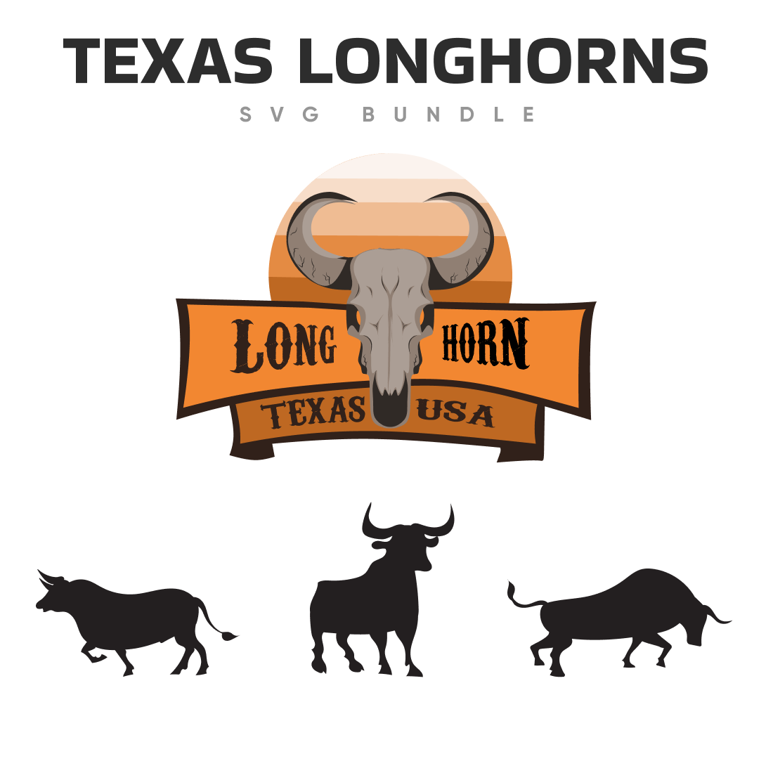 Texas longhorns svg â